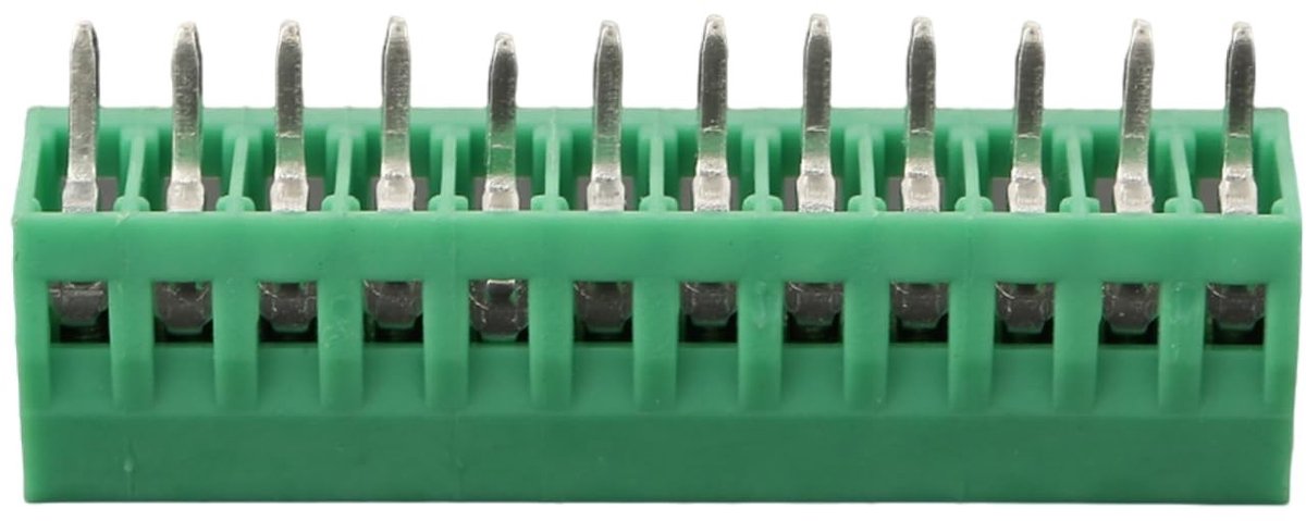 Dailygoods - Dailygoody - PCB Schroefterminalblok - 10-delige installatie - Groen - 2.54mm aansluiting - Elektronica componenten - Geschikt voor elektrische verbin..
