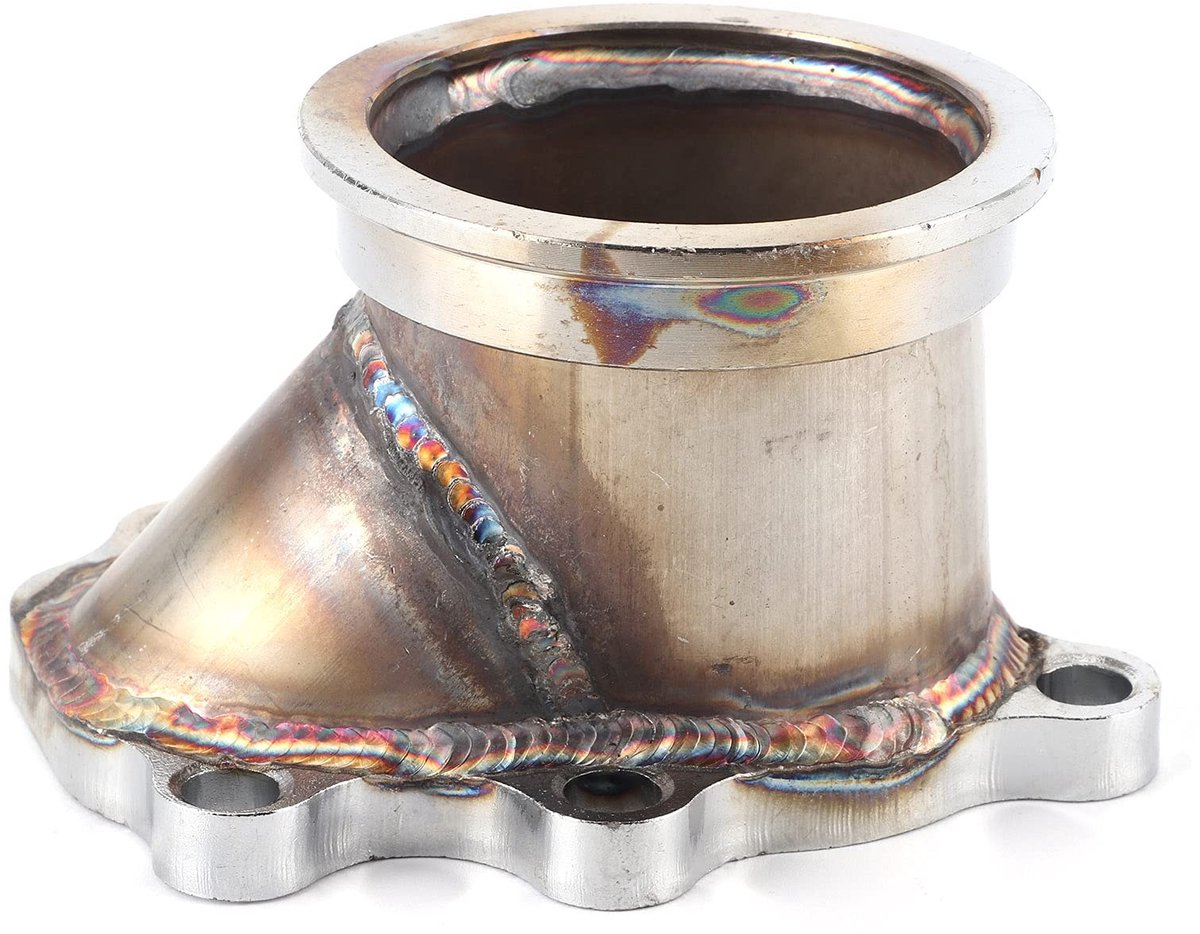 Dailygoody - Turbo Downpipe Flange 5 Bolt 2.5in Adapter voor T25 T28 GT25 GT28 Turbines