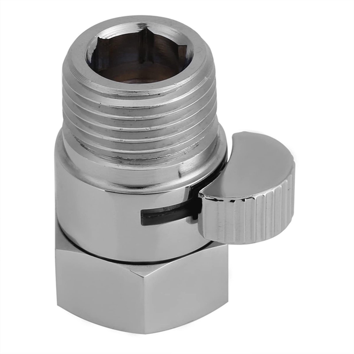 Dailygoody - Afsluitkraan voor Doucheslang - Waterstop Douche - Massief Messing - G1/2 Aansluiting - Waterbesparend Ventiel - Geschikt voor Douchekopp