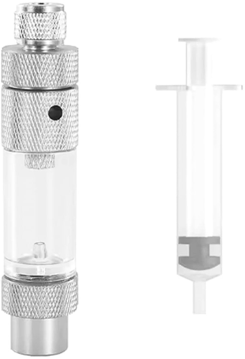 Dailygoody - CO2-bellenteller - Aluminiumlegering - Duurzaam en betrouwbaar - 14,7 x 9,7 x 2,5 cm - Voor aquariums - Geschikt voor CO2-systemen