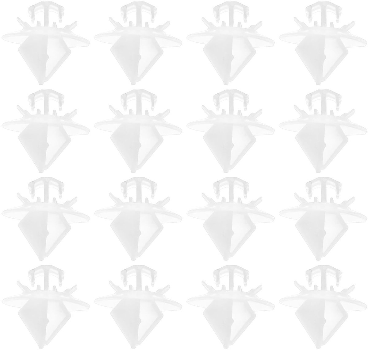 Dailygoody - Solidchoice - Dailygoody - Deurbekleding clips - 30 stuks - Wit - Bevestigingsclips voor Peugeot en Citroen - Duurzaam kunststof - Perfecte pasvorm