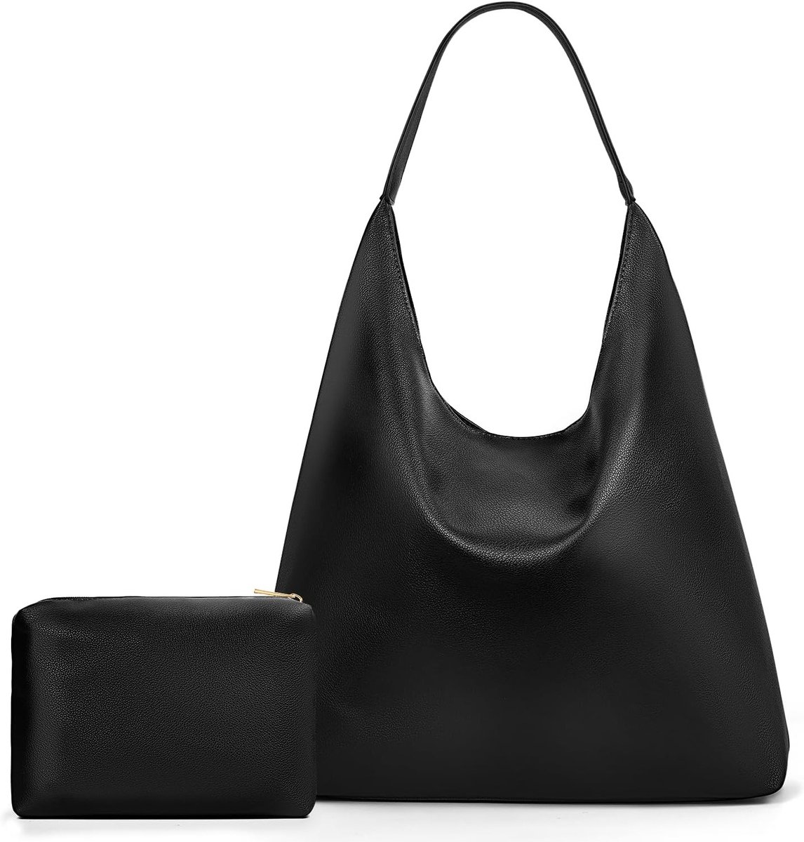 Grote Suède Tote Bag voor Dames, Ruime Shopper, Slouchy Handtas in Bruin, Perfect voor Dagelijks Gebruik en Winkelen