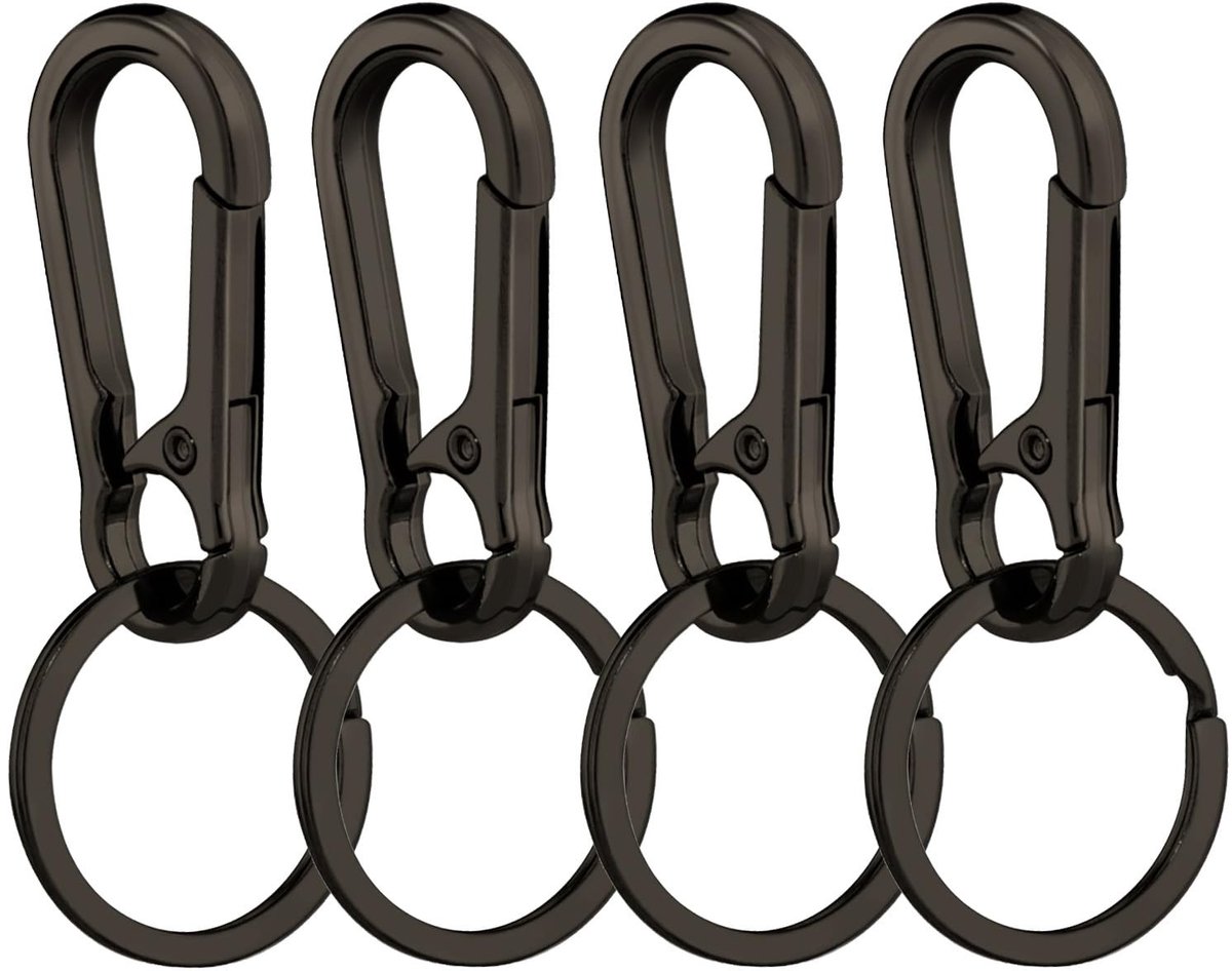 Dailygoods - Dailygoody - Metalen Sleutelhangers - Karabijnhaak - Lichtgewicht en Elegant - Multifunctioneel - Anti-roest - Organiser - Unisex