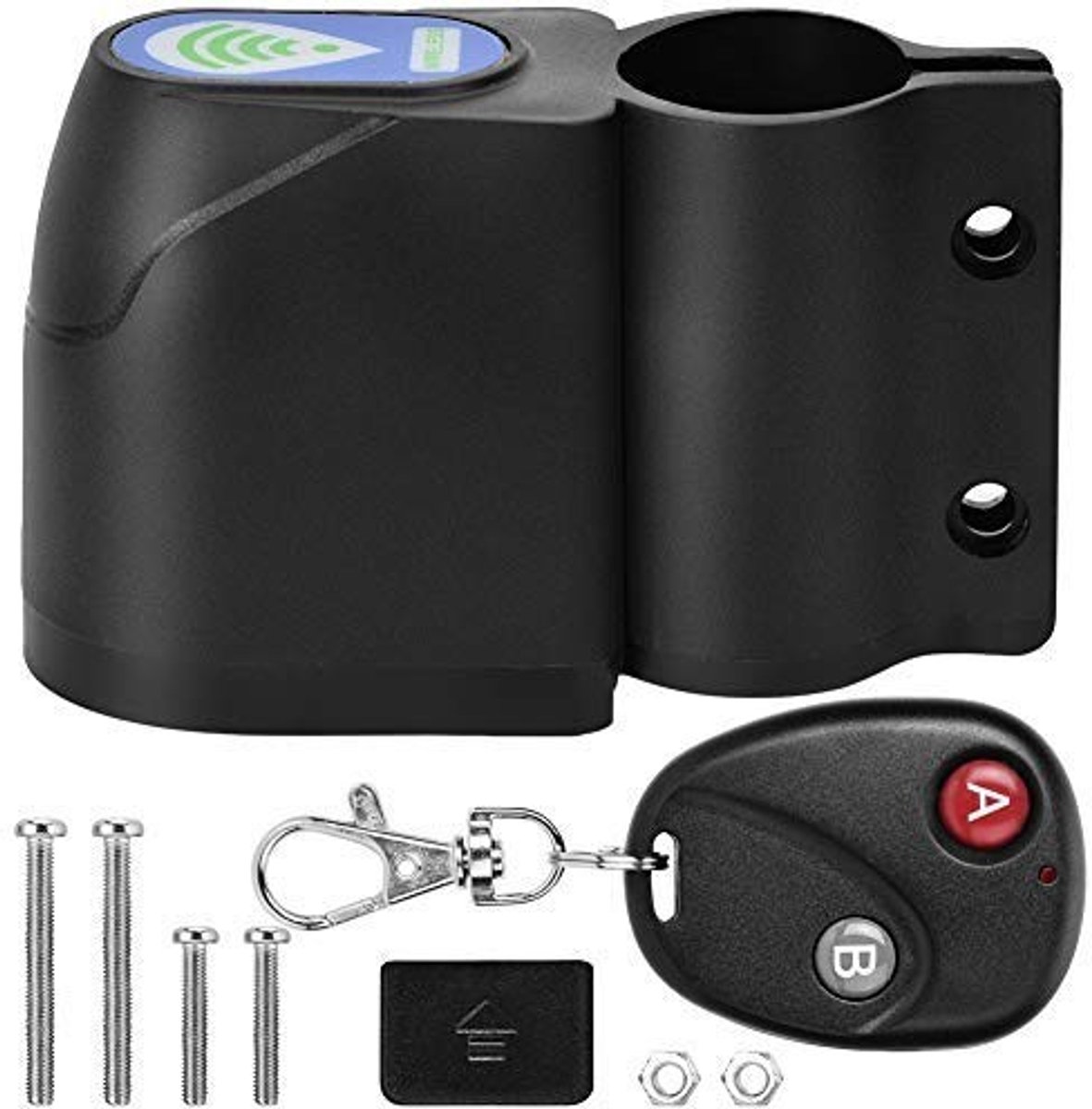 Dailygoods - Dailygoody - Fietsalarm - Anti-diefstal Beveiliging - 110 dB Veiligheidsalarm - Compact Formaat - Vibration Sensor - Veiligheid voor Fietsers - 9 V Ba...