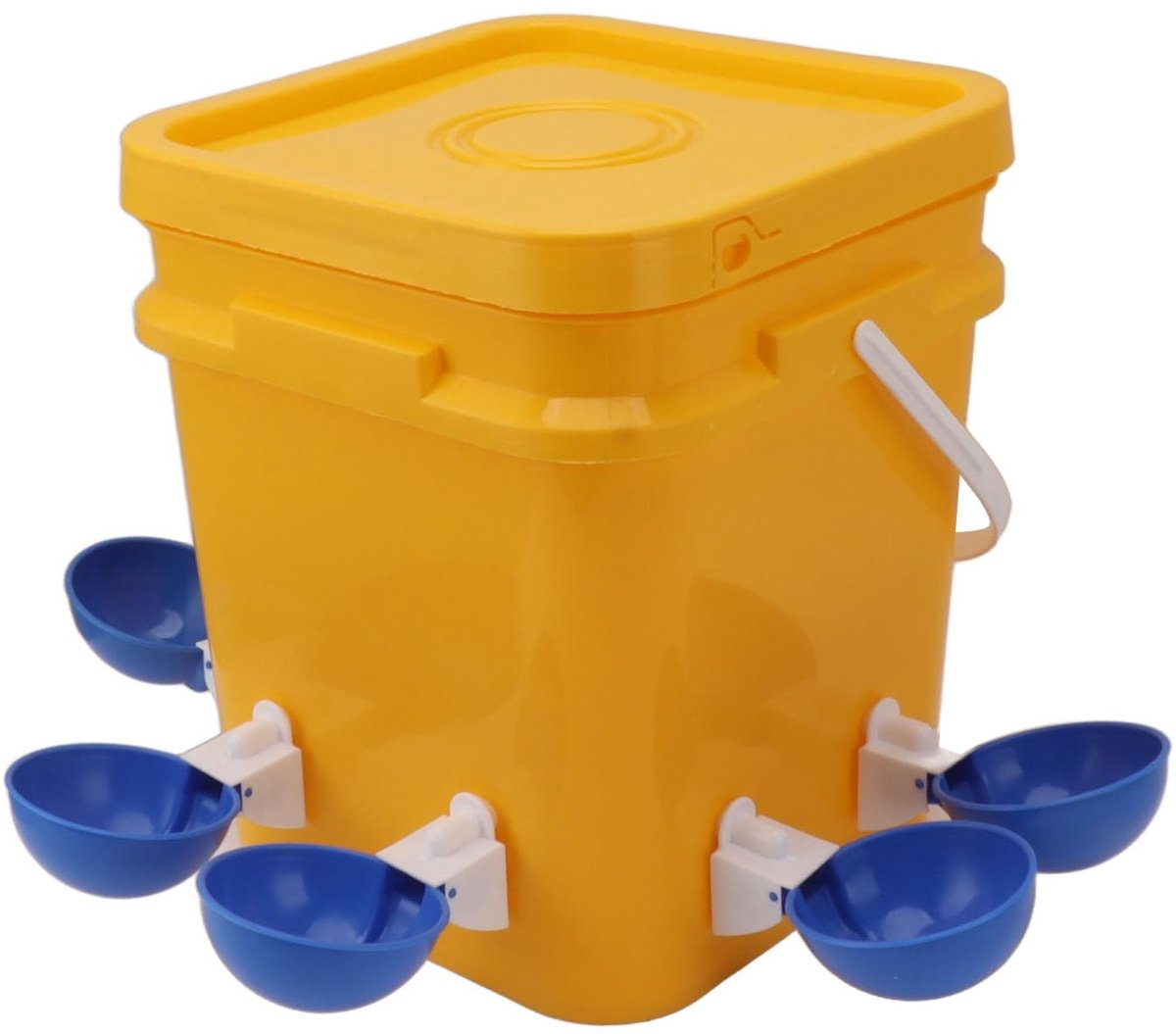 Dailygoods - Dailygoody - Automatische Drinkbak - Kippenwaterbak - 12 Liter - Voedingsgemak - Pluimvee - Ideaal voor Kippen, Eenden, Gansen, Kwartels