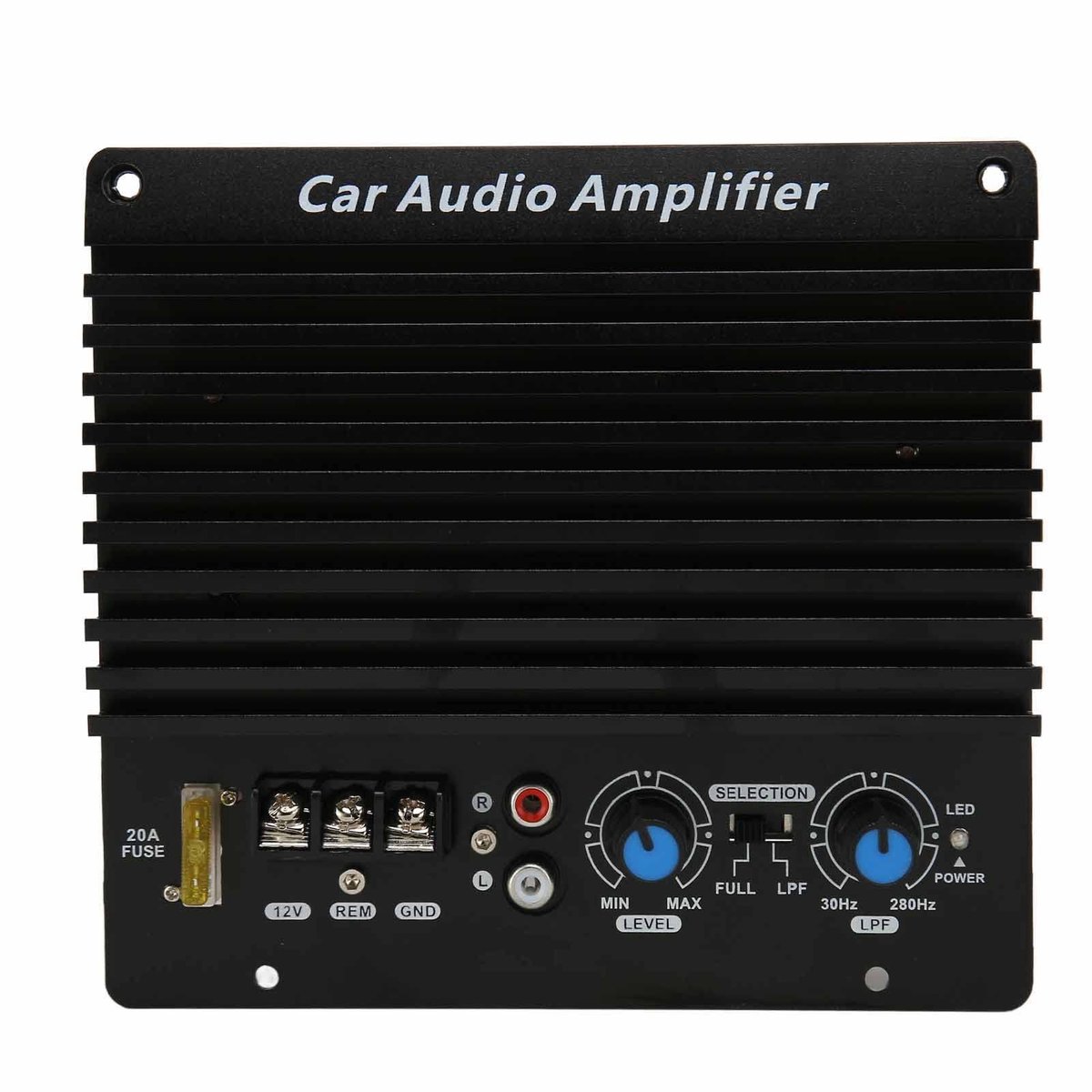 Dailygoods - Dailygoody - Auto Versterker - 300W Vermogen - Dual Channel Subwoofer - 12V Voertuig Audio - Ideaal voor Luidsprekers - Compact Formaat