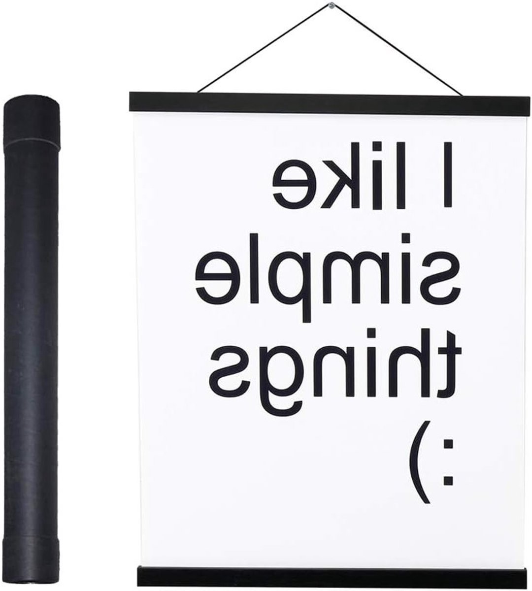 Magnetische Poster Hanger met Licht Houten Frame voor Foto's, Canvas en Wanddecoratie - Gr