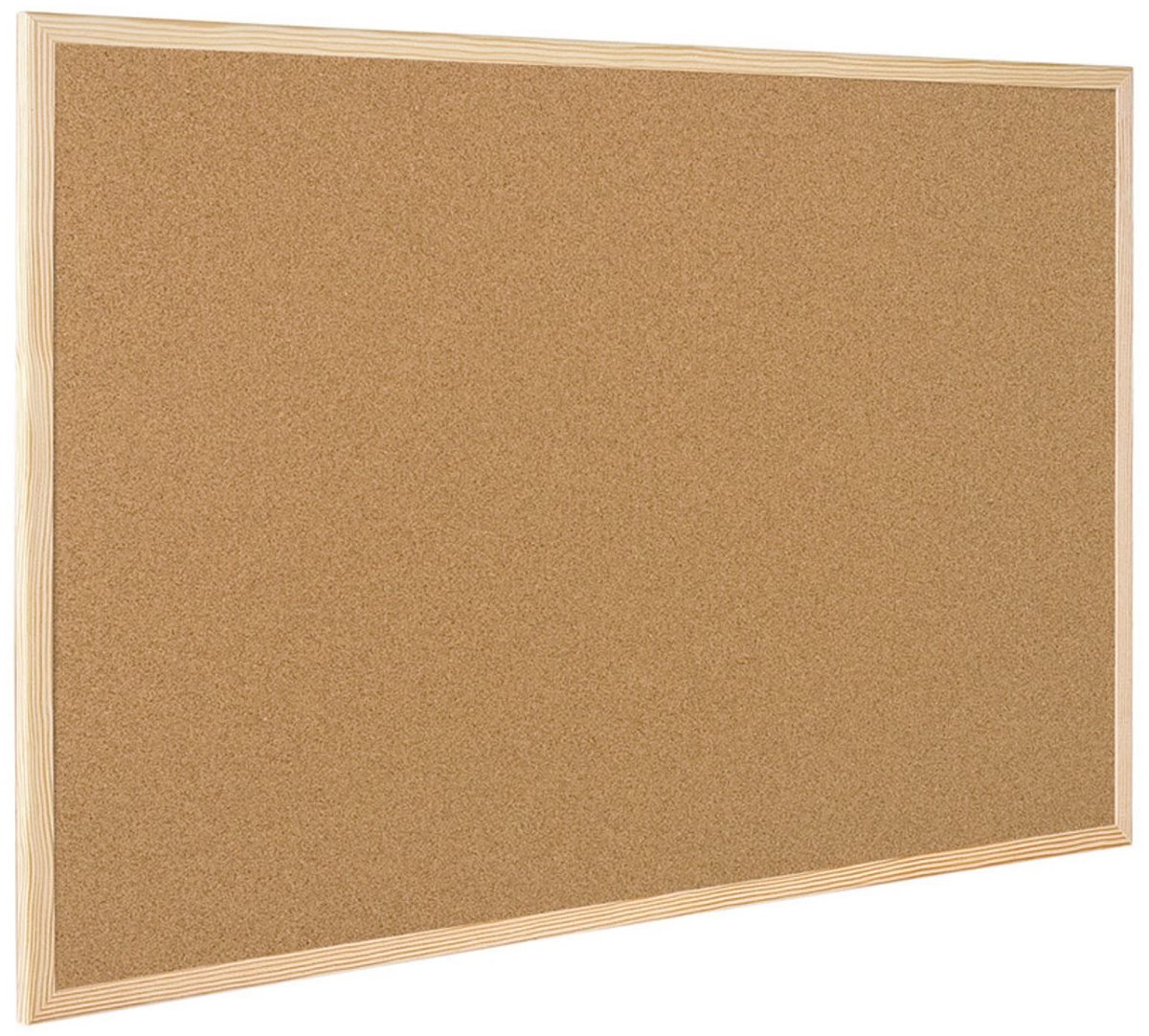 Dailygoods - Dailygoody - Natuurkurkplaat - Prikbord met frame - 60 x 40 cm - Wanddecoratie - Herinneringen ophangen - Geschikt voor thuis en kantoor