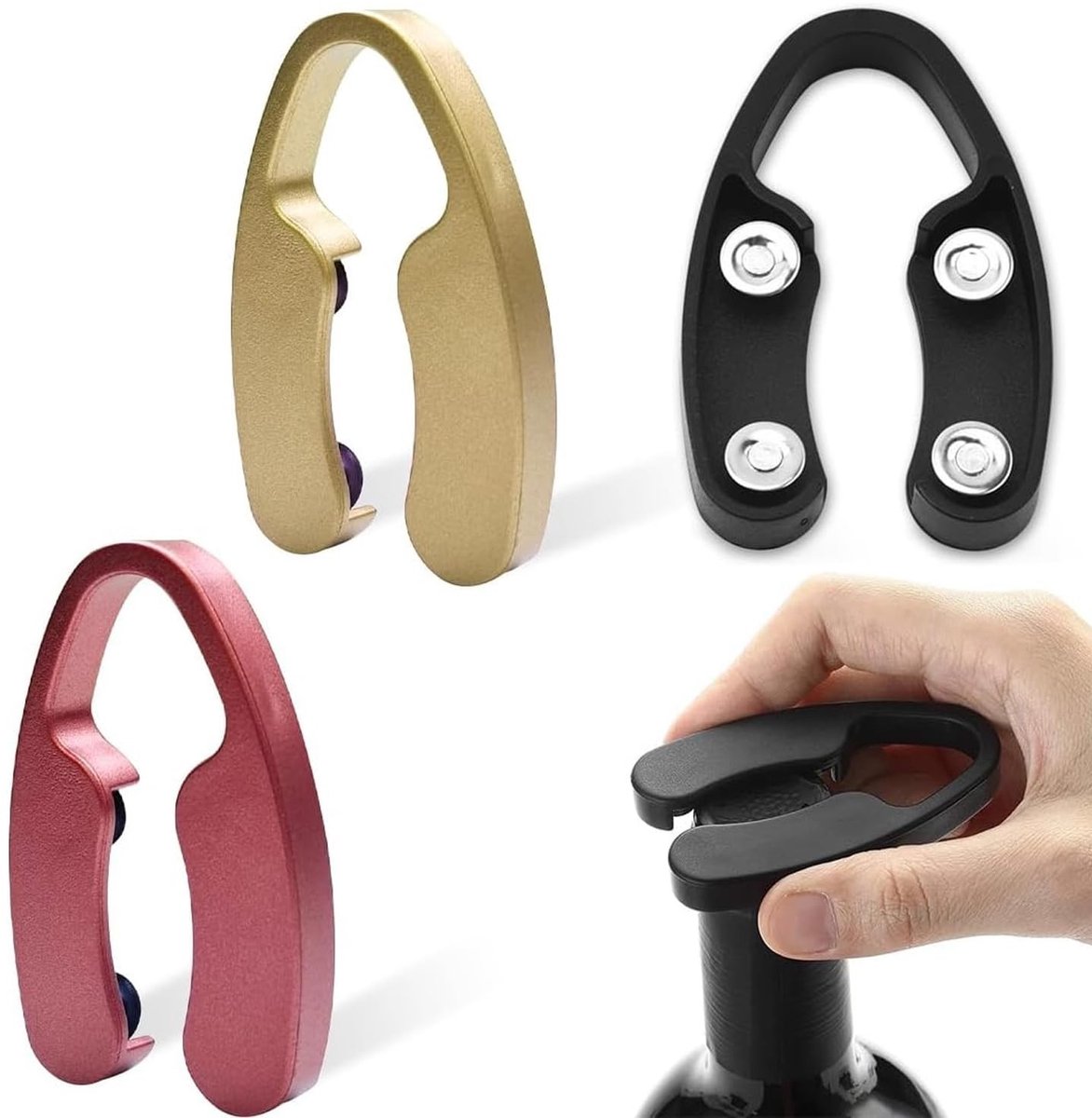 Dailygoody - Wijnfolie Cutter - Folie Snijder voor Wijnflessen - Duurzaam en Efficiënt - 3 Stuks - Handig en Veilig - Perfect voor Wijnliefhebber