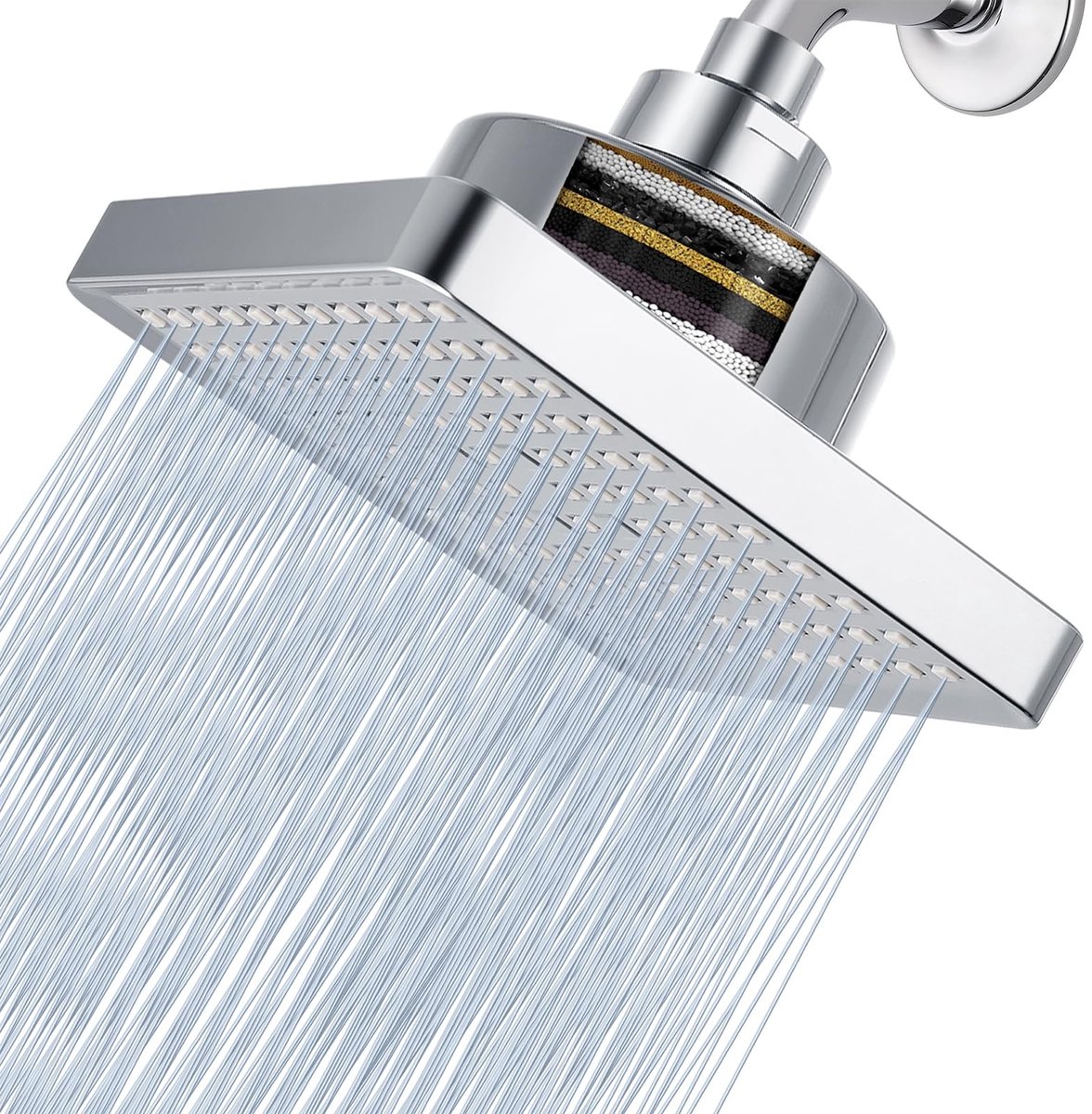 Dailygoods - Cosensi - Dailygoody - Rain Shower Head - Filtered - Hoogdruk - 15cm - Hard W