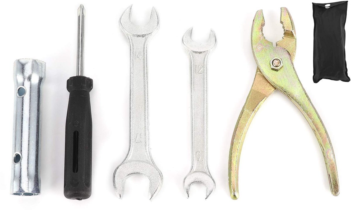 Dailygoods - Dailygoody - Bevestigingsgereedschap - Motorfietsen reparatie - Compleet en veelzijdig - Universeel gereedschap - Ondersteunt motoronderhoud - Ge