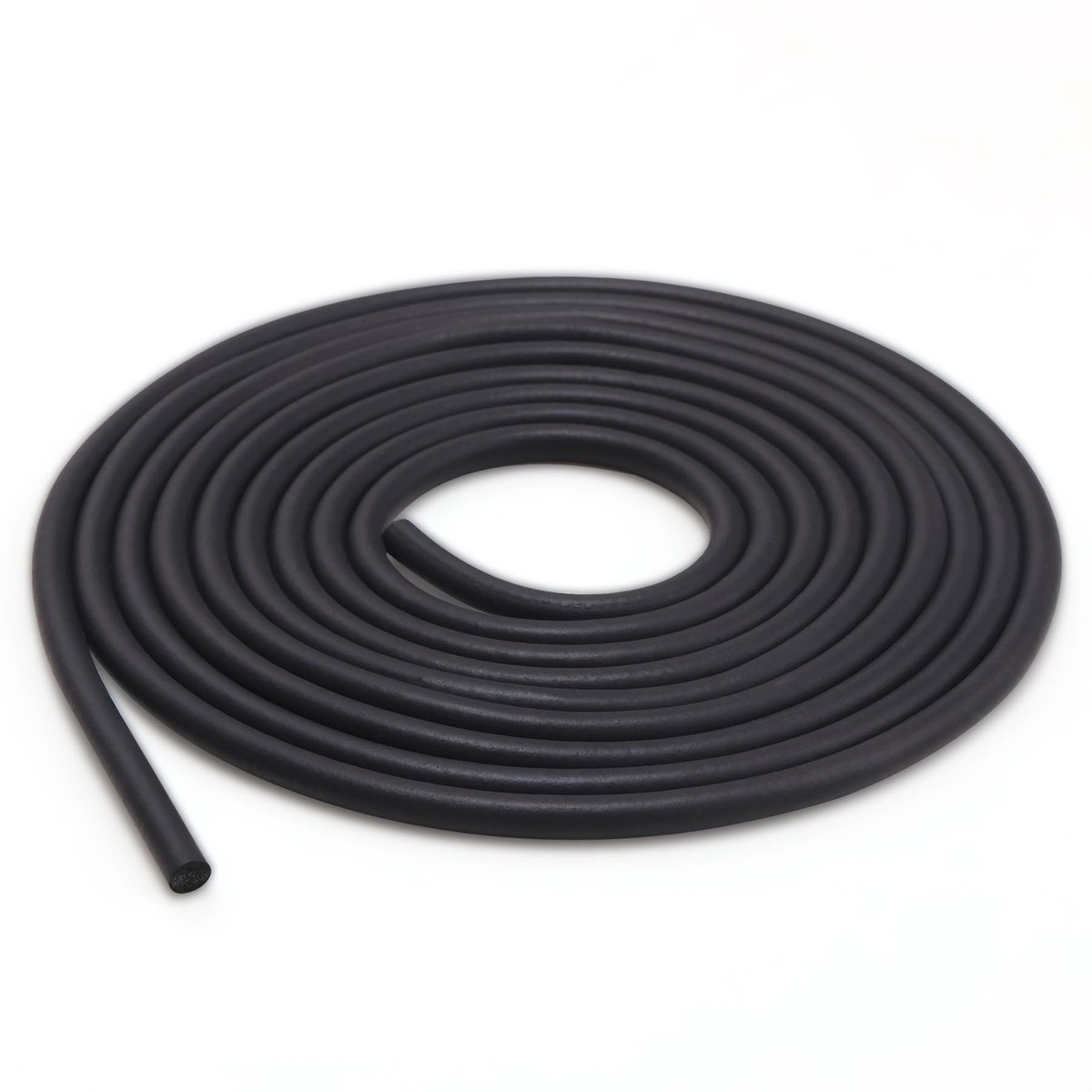Dailygoods - Dailygoody - Vulstaaf Voor Kieren En Voegen - Zwarte Rubberen Kitspaarder - Flexibel en Duurzaam - 6 mm Diameter x 3 m Lengte - Voorkomt Tocht...