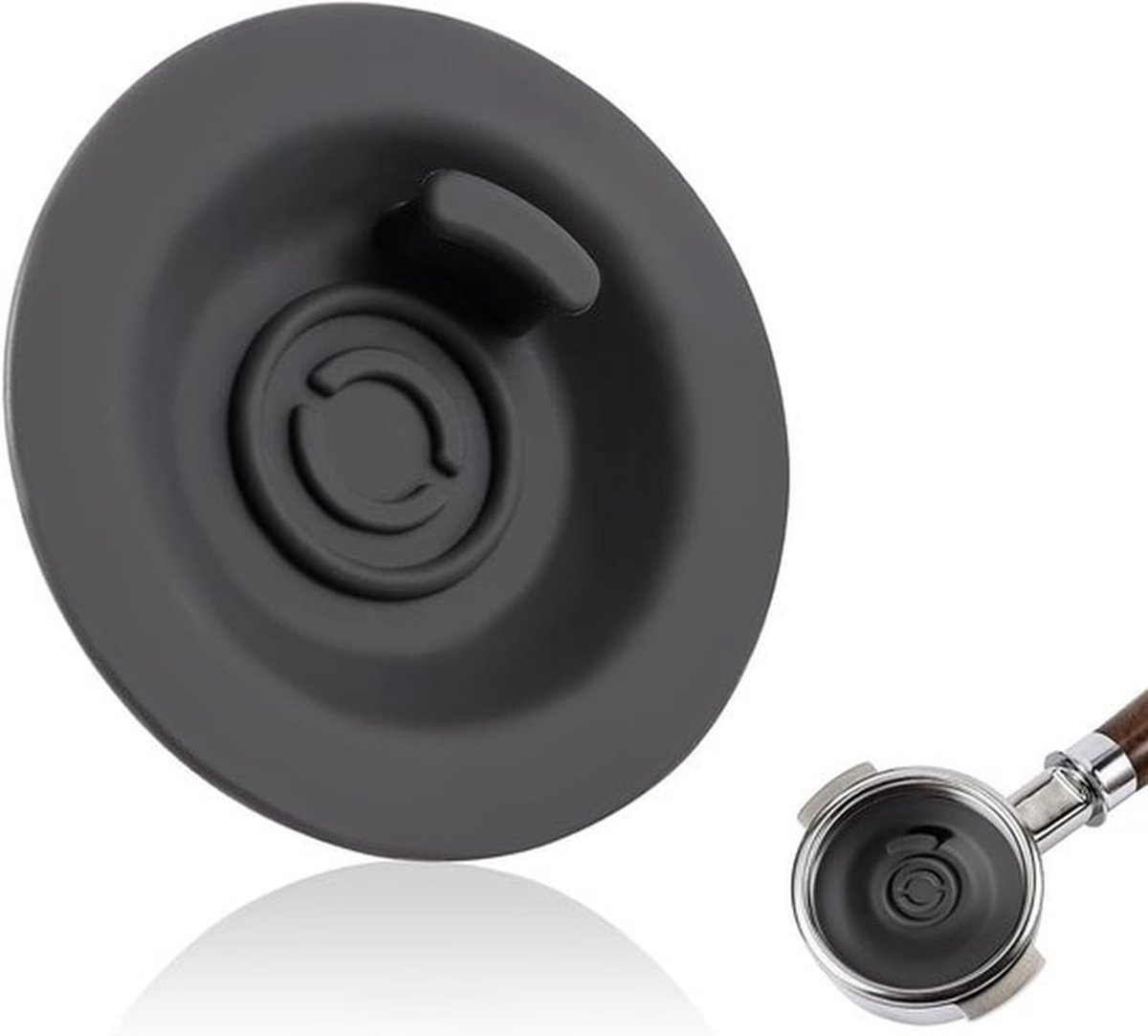 54mm siliconen espresso reinigingsschijf voor koffiemachine - backflush-tablet en reinigingspad