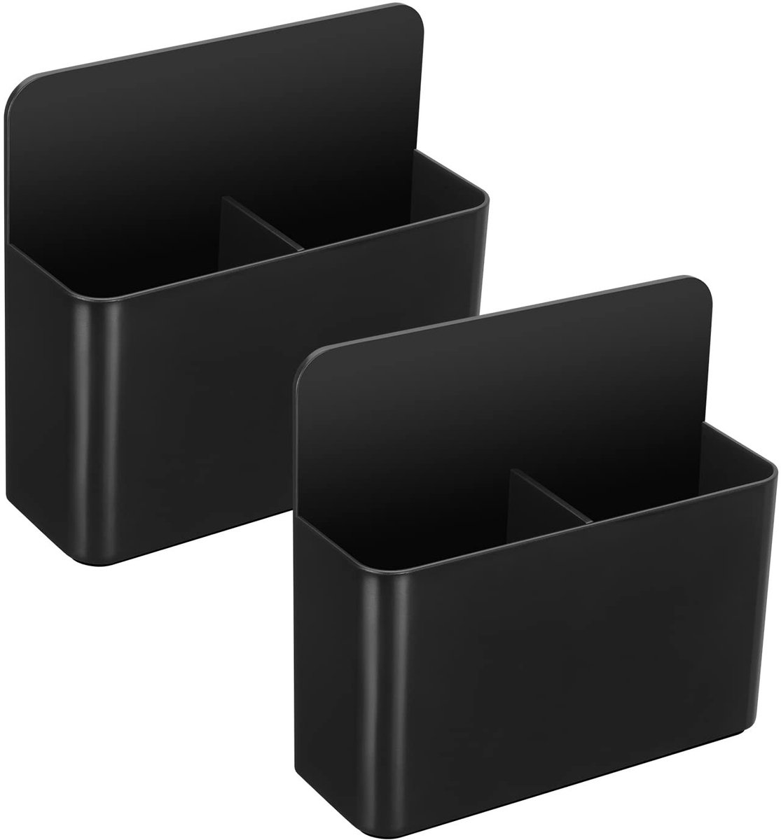 Dailygoods - Dailygoody - Magnetic Marker Holder - Magnetische Penhouder - Sterk en duurzaam - Zwart - Geschikt voor whiteboards en koelkast - 2 stuks