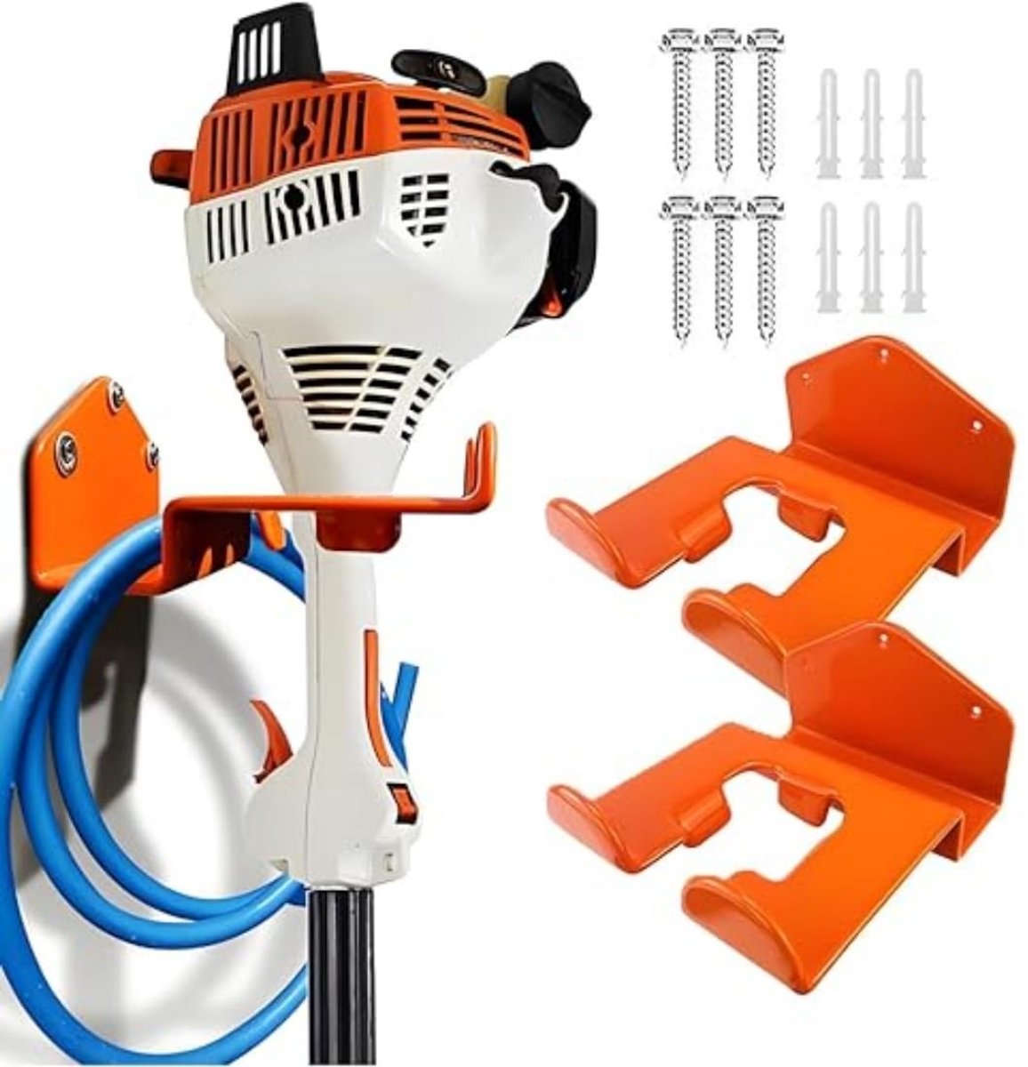 Dailygoods - Set van 2 Roestvrijstalen Wandhaken voor Garage en Tuin