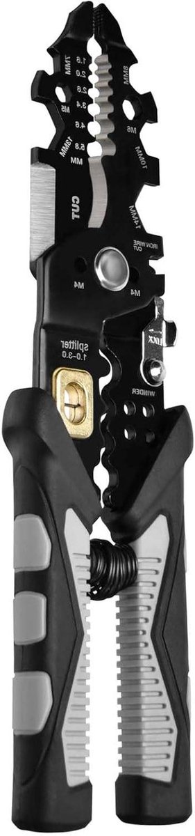 Multifunctionele Tang - Draad Stripper - Elektra Werk - 25-in-1 Gereedschap - Niet gespecificeerd - Zwart