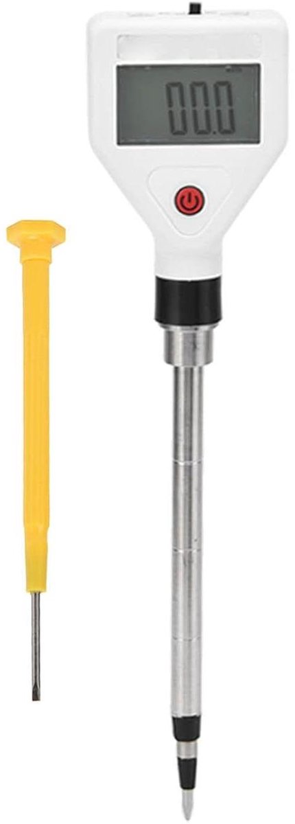 Grond EC Tester - Bodemmeter pH - Planten Verzorgen - Hoge Nauwkeurigheid - Draagbaar - Zwart