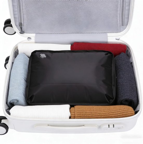 Fabater Vacuümzak voor op Reis, Herbruikbare Compressiezak met Pomp, Bagageverpakkingsblokjes voor Kleding, Ruimtebesparing Thuisopslag, Handbagage Koffers en Rugzak — afbeelding 4