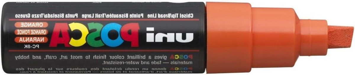 Chisel Tip Markers - Viltstiften Set - Creatief Tekenen - Op Waterbasis - 8mm Lijn - Goud