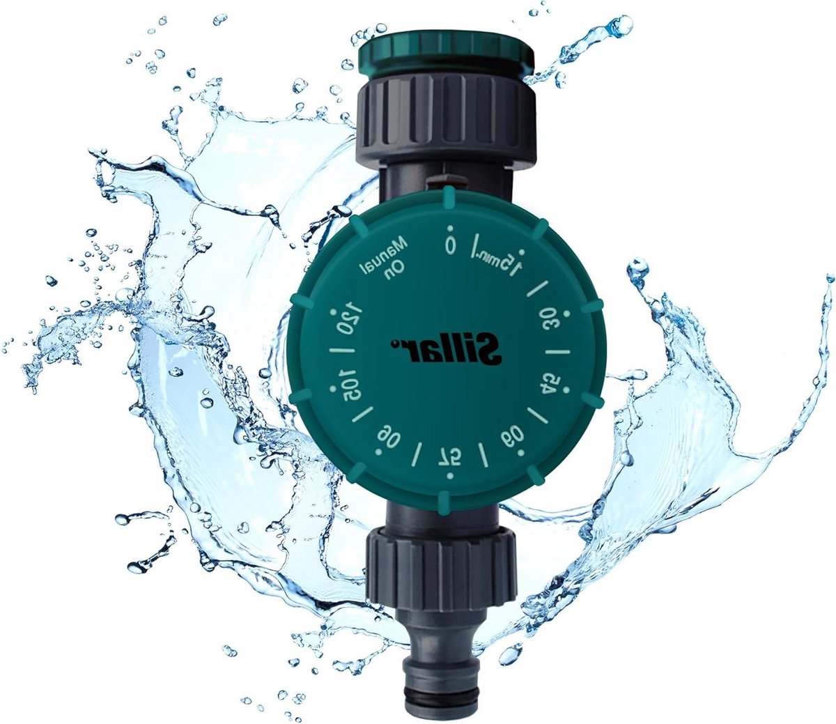 Irrigatie Timer - Waterklok Tuin - Automatische Besproeiing - Handmatige Bediening - 1 en 3/4 Inch - Groen