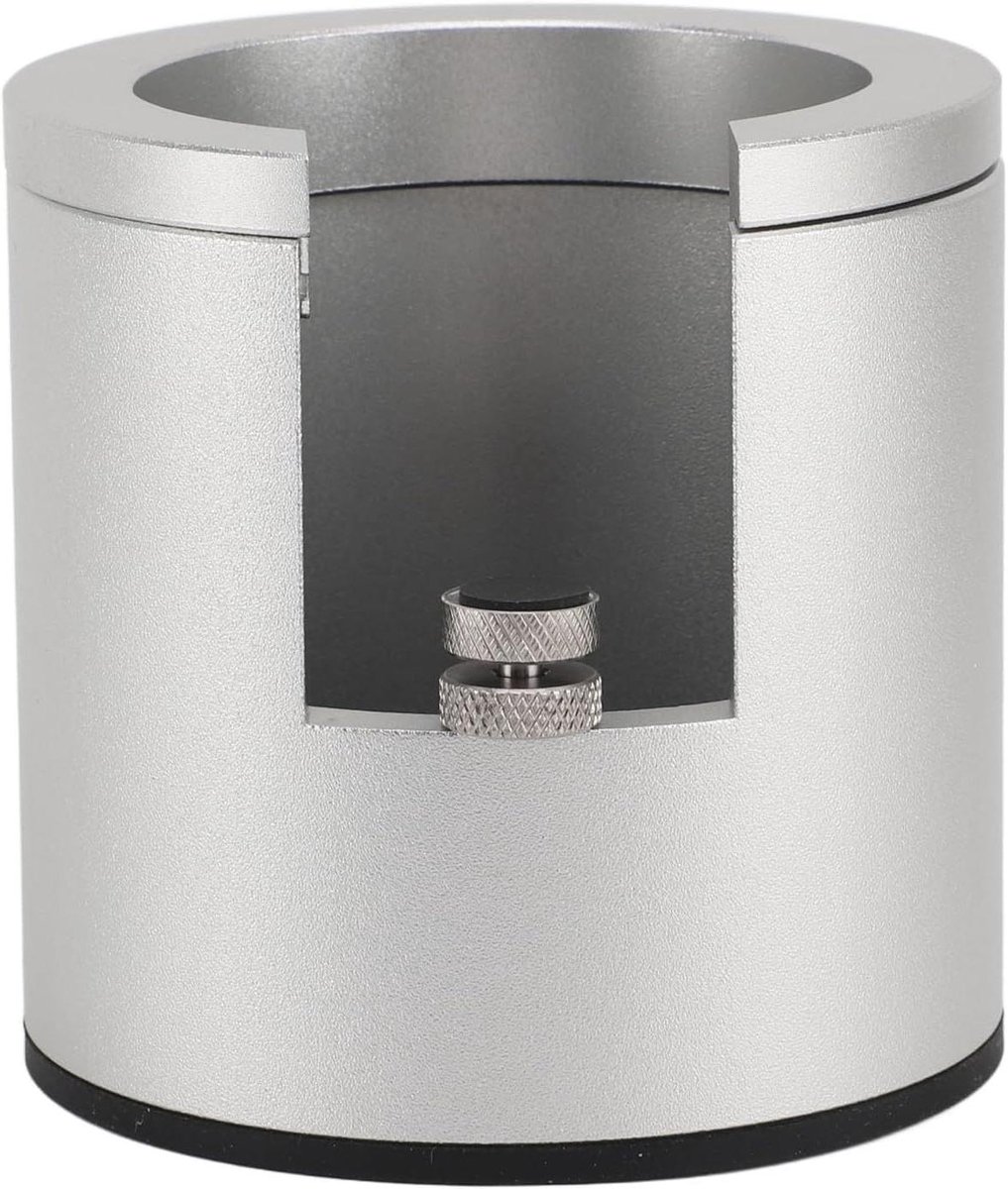 Koffie Tamper Stand Portafilter Houder Espresso Bereiden Verstelbare Hoogte 51-58mm Compatibel Zilver