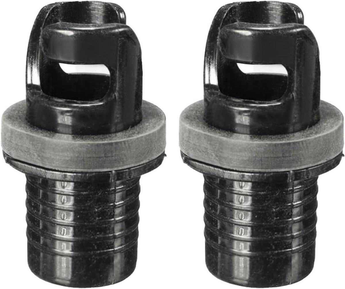 Boot Voetpomp Adapter - Ventiel Slang Connector - Opblaasbare Boten - Hoogwaardig PVC Materiaal - 20x46mm - Zwart