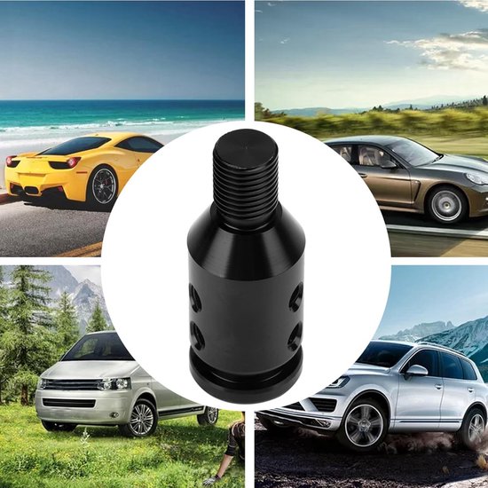 Schakelpook adapter - Universele shifter - Auto personaliseren - 12x1.25 schroefdraad - 46 Gram - Zwart — afbeelding 4