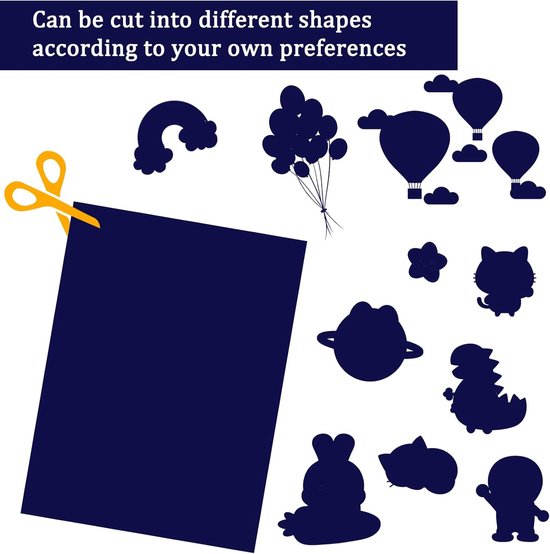 Reparatiepatches - Kledingstickers - Gaten Dichten - Zelfklevend Waterdicht - 12 Stuks - Marineblauw van Merkloos — afbeelding 5