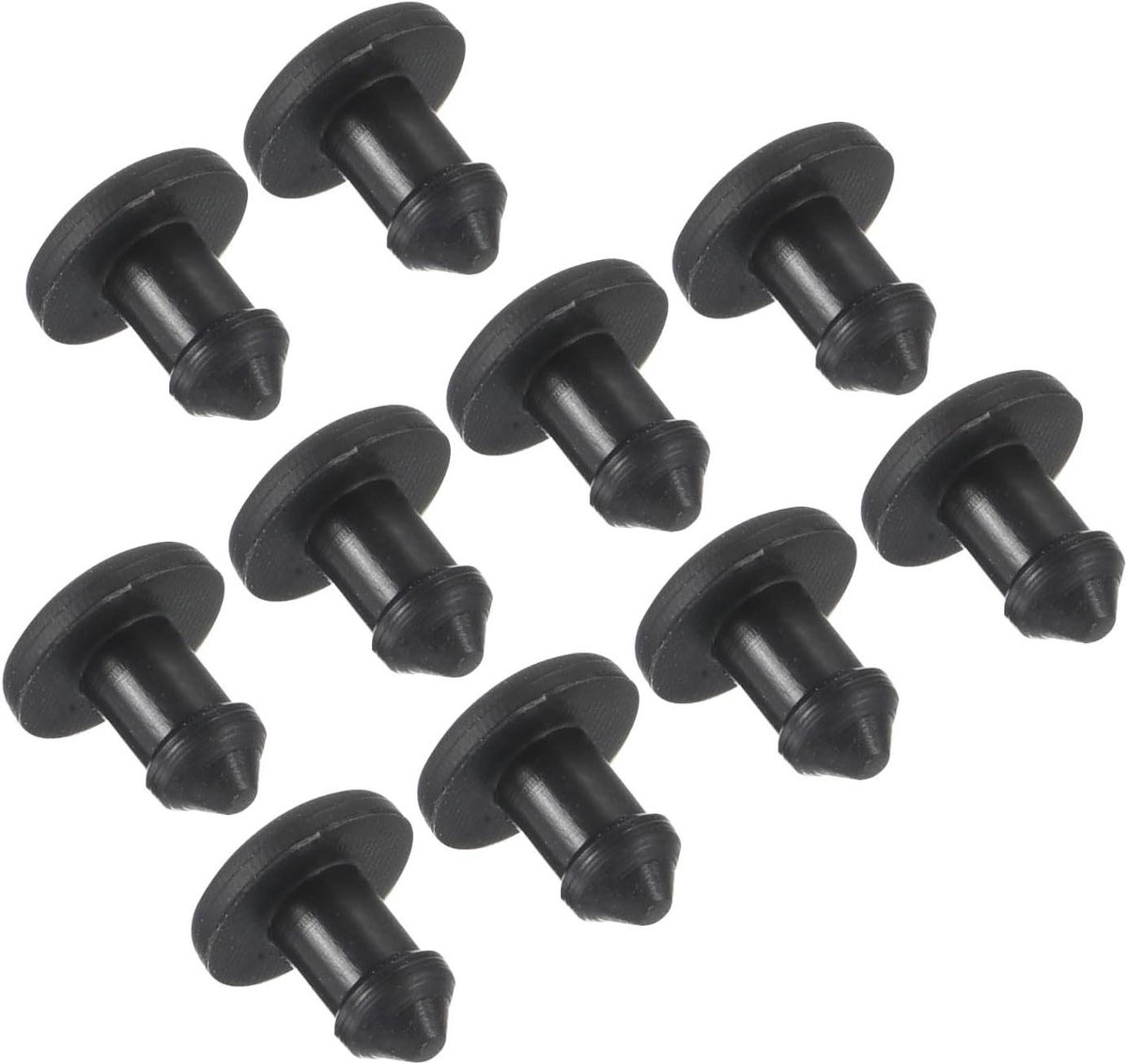 Siliconen Afsluitdoppen - Rubberen Plugs - Gaten Afsluiten - Hoge Elasticiteit - 25 mm Gat Diameter - Zwart