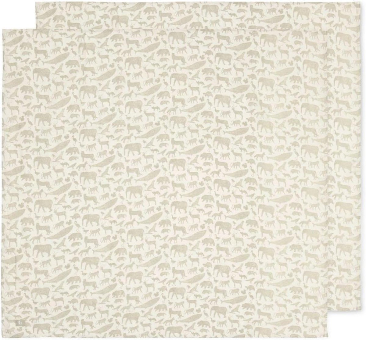 Mulldoekjes Set - Swaddle Doeken - Baby Verzorging - 100% Katoen - 115x115 cm - Dierenprint