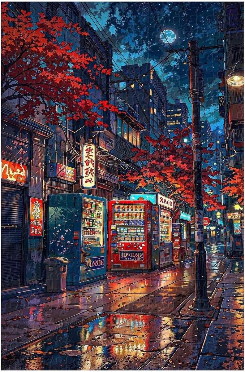 Puzzel 2000 stukjes - Legpuzzel Volwassenen - Creatief Entertainment - Hoge Kwaliteit Print - 100x70cm - Straatlandschap