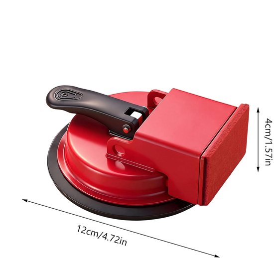 Laminaatvloer Gereedschap - Naad Vuller - Vloer Reparatie - Zuigkracht Technologie - 14 x 13 x 5 cm - Rood van Merkloos — afbeelding 2