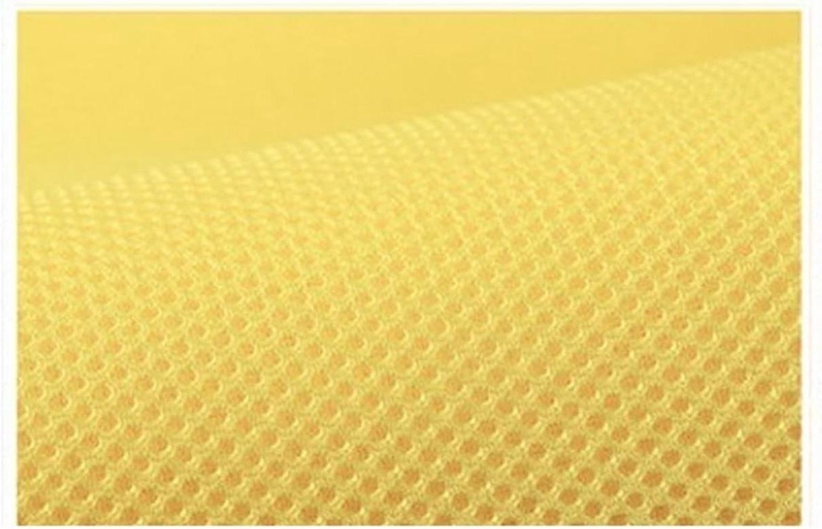Luidsprekerdoek - Speakerstof Grillmesh - Geluidsverbetering Thuis - Stof- en Schadebescherming - 1.5M x 0.5M - Geel