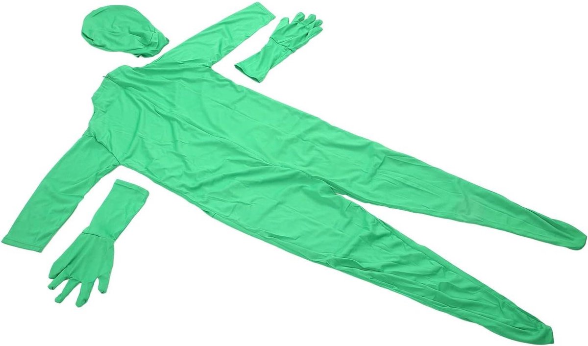 Groen Bodysuit - Full Body Suit - Fotografie Effecten - Split Ontwerp - 180 cm - Groen