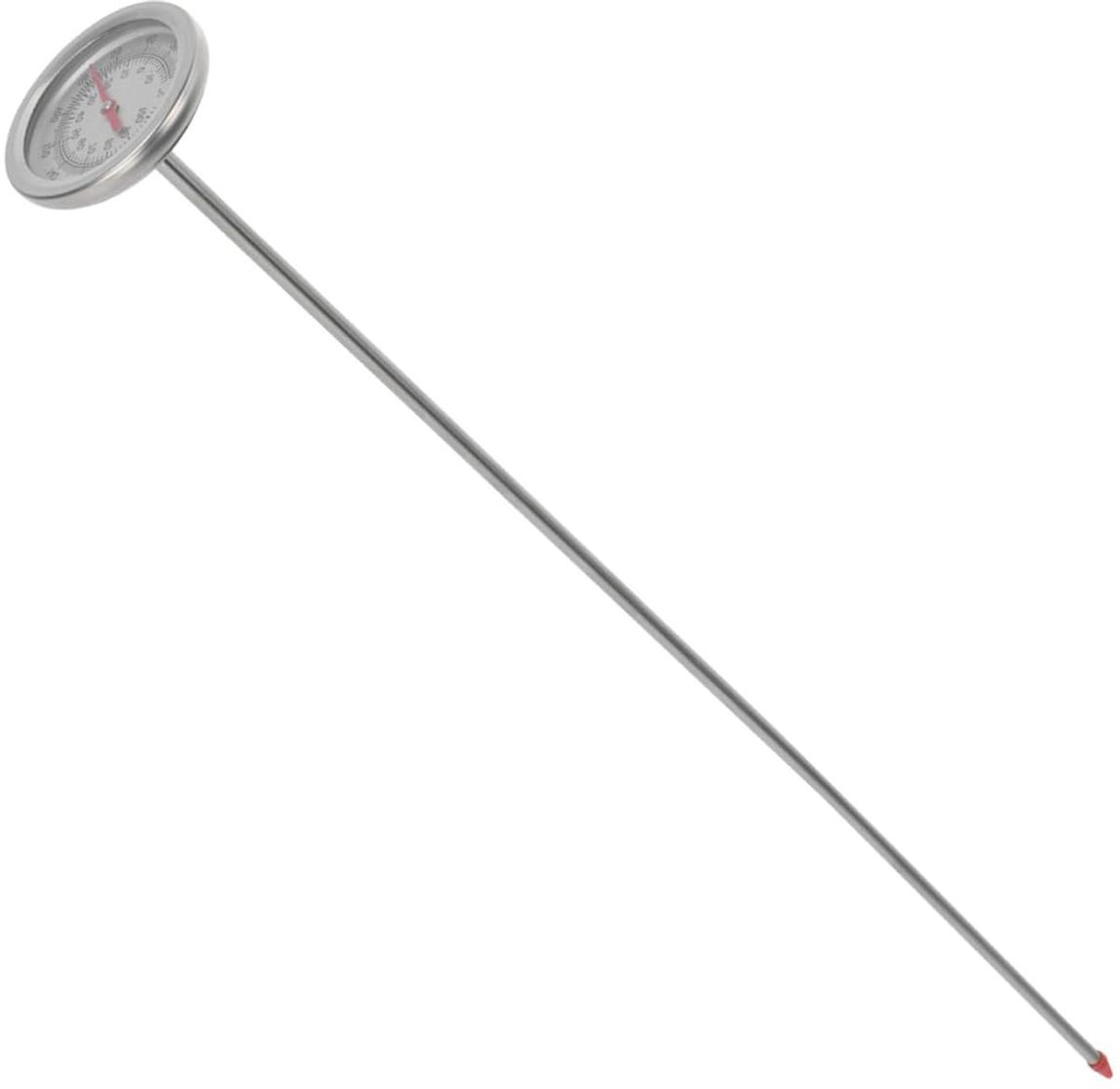 Grondthermometer - Bodemmeter - Tuinieren Planten - Extra Lange Sonde - 50 cm - Zilver