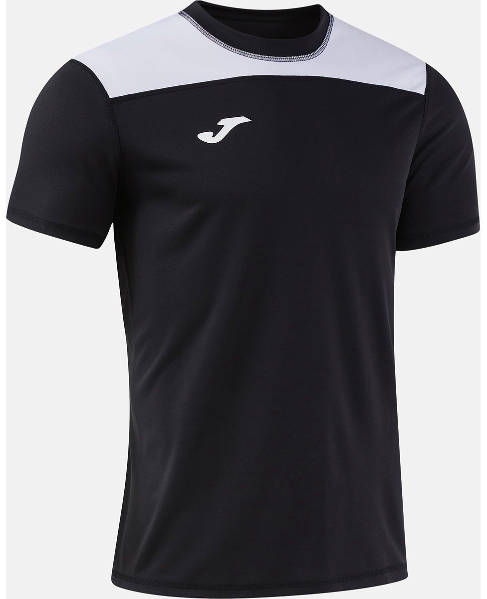 Joma Phoenix III Shirt Korte Mouw Heren - Zwart / Wit | Maat: S