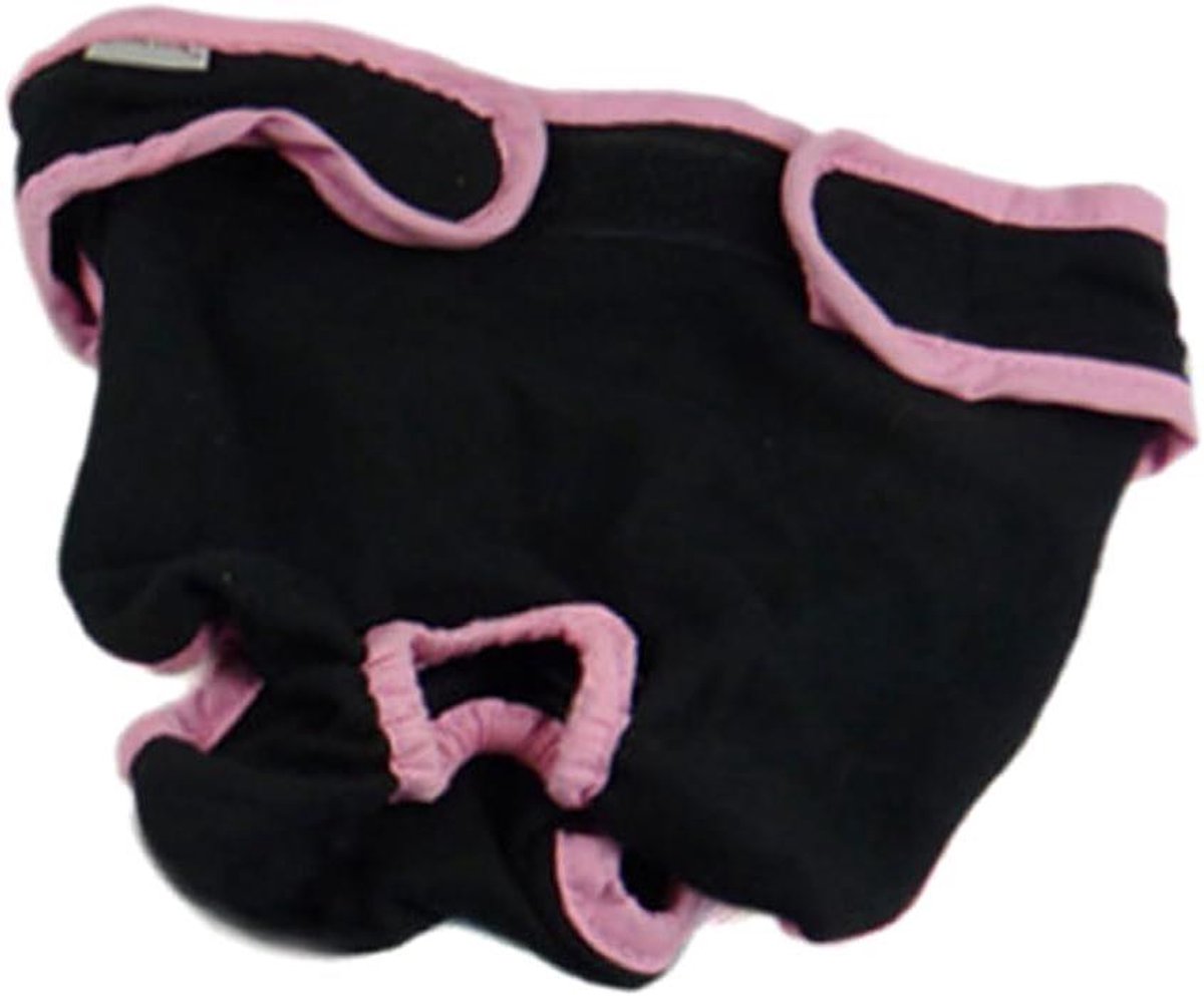 Luierbroekjes voor Honden - Hondenbroekjes Hygiëne - Huisdier Hygiëne - Zacht Katoen Comfort - XL 60-80 cm - Zwart