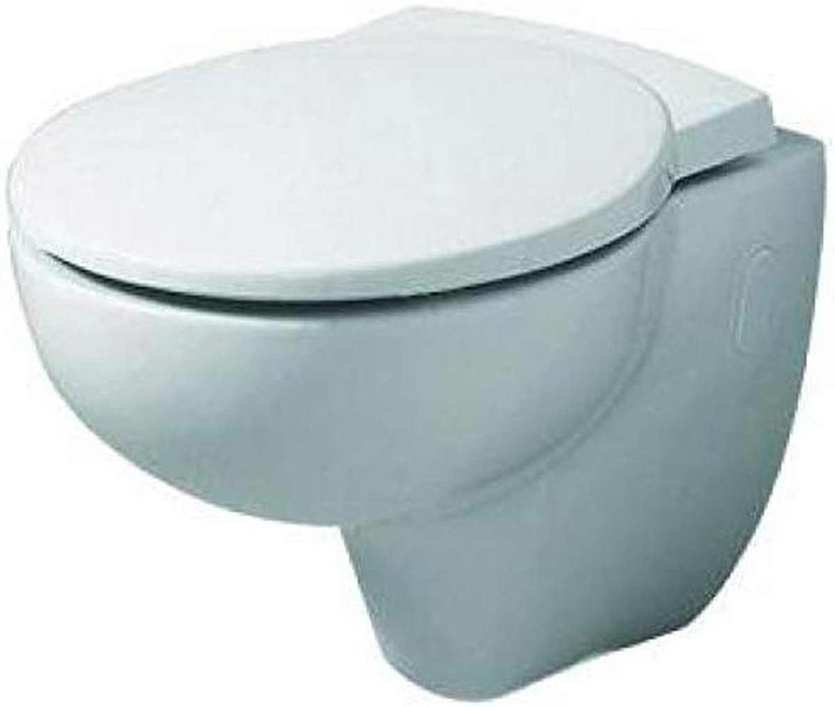 Toiletbril Keramiek - WC-bril Zitting - Badkamer Vernieuwen - Softclose Mechanisme - Ronde Vorm - Wit