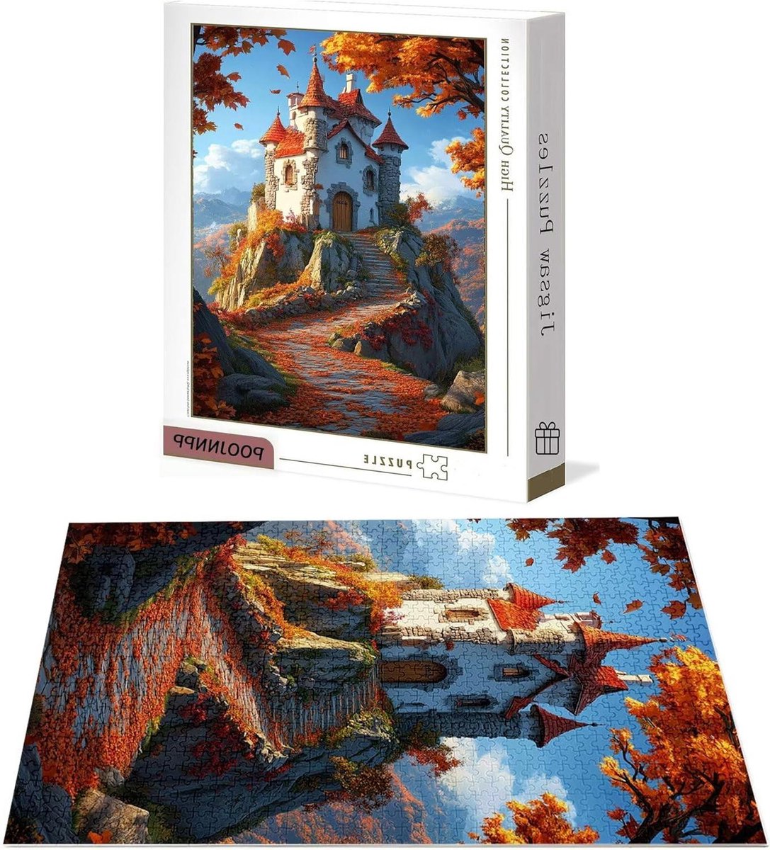 Houten Puzzel - Legpuzzel Volwassenen - Ontspanning Thuis - Met Lettermarkering - 179x105 cm - Landschap