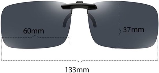 Gepolariseerde Clip-On Zonnebril voor Zonnebescherming - Geschikt voor Rijden, Vissen, Fietsen en Vakantie van Merkloos — afbeelding 2
