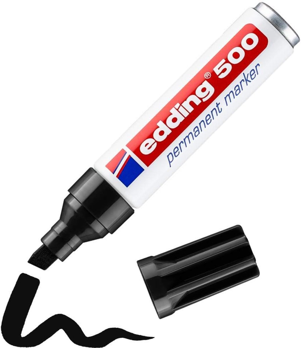 Permanente Marker - Allesmarker - Veelzijdig Markeren - Sneldrogend Watervast - 2-7 mm - Zwart