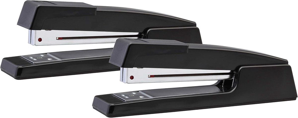Nietmachine Set - Handnietmachine Bureau - Papier Werk - Volledig Metalen - 20 Vel Capaciteit - Zwart