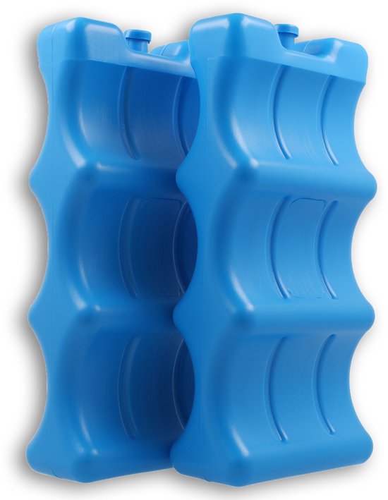 DULA Koelelementen voor blikjes - Blauw - Blikken koelelement voor koelbox en koeltas - 2 stuks - 10.5 x 22 x 5 cm van DULA — afbeelding 3