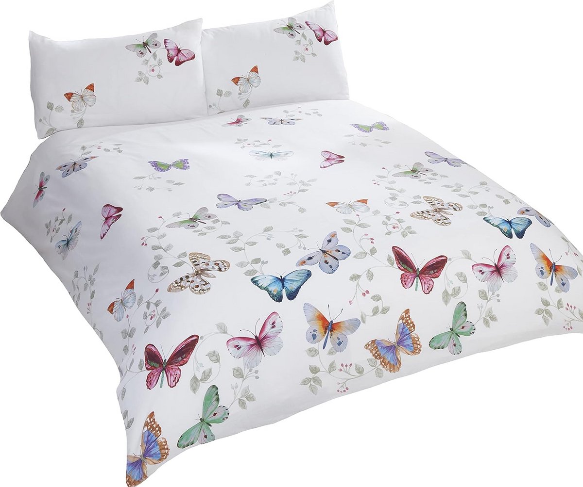 Dekbedovertrekset - Beddengoed set - Slaapkamer decoratie - Vintage stijl print - Eenperso