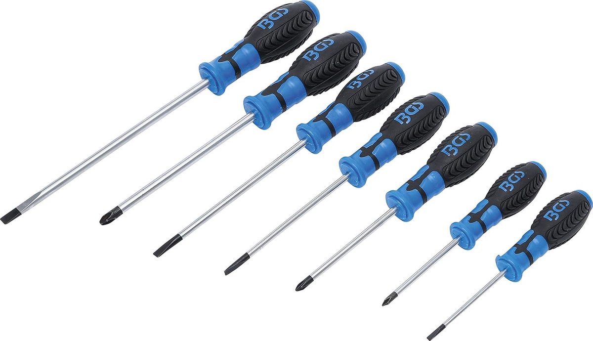 Schroevendraaierset - Handgereedschap Set - Klus Klussen - Slipvaste Handgreep - 7-delig - Veelkleurig
