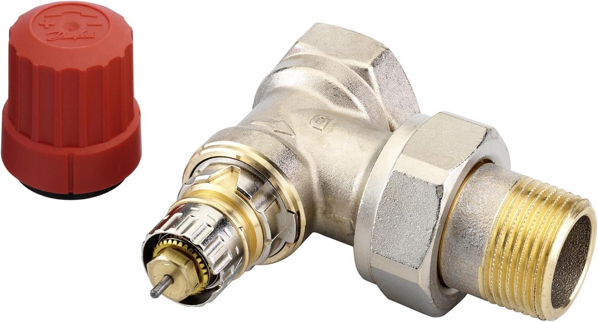 Verwarming Ventiel - Onderdeel - Centrale Verwarming - Vooraf Instelbaar - DN20 3/4" - Zilver