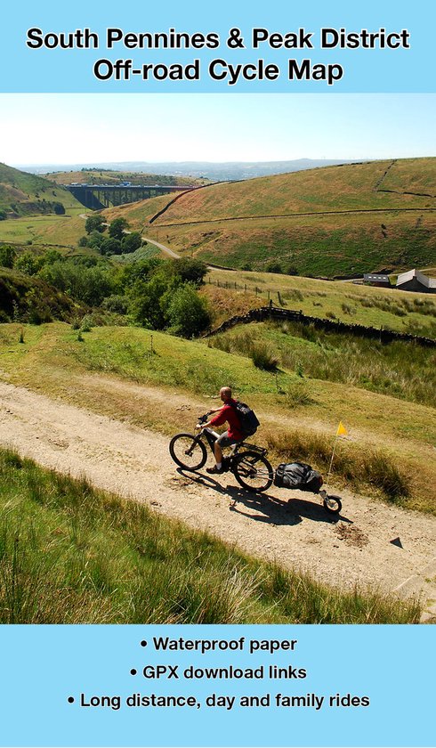 South Pennines and Peak District Off-road Cycle Map - cover