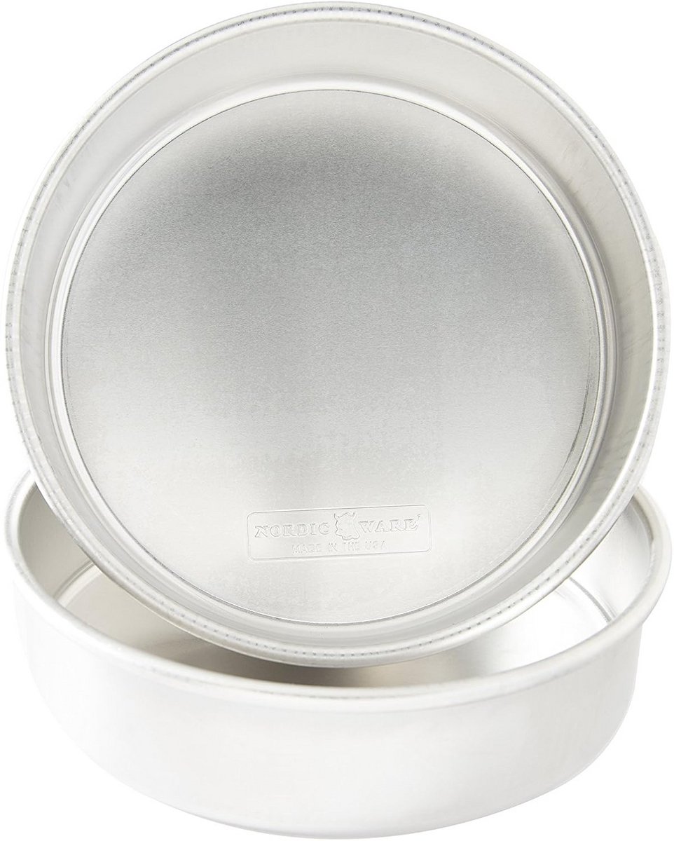 Ronde Bakvormen - Bakplaat Set - Taarten Bakken - Verstevigde Rand - 2 Stuks 24 cm - Niet-klevend