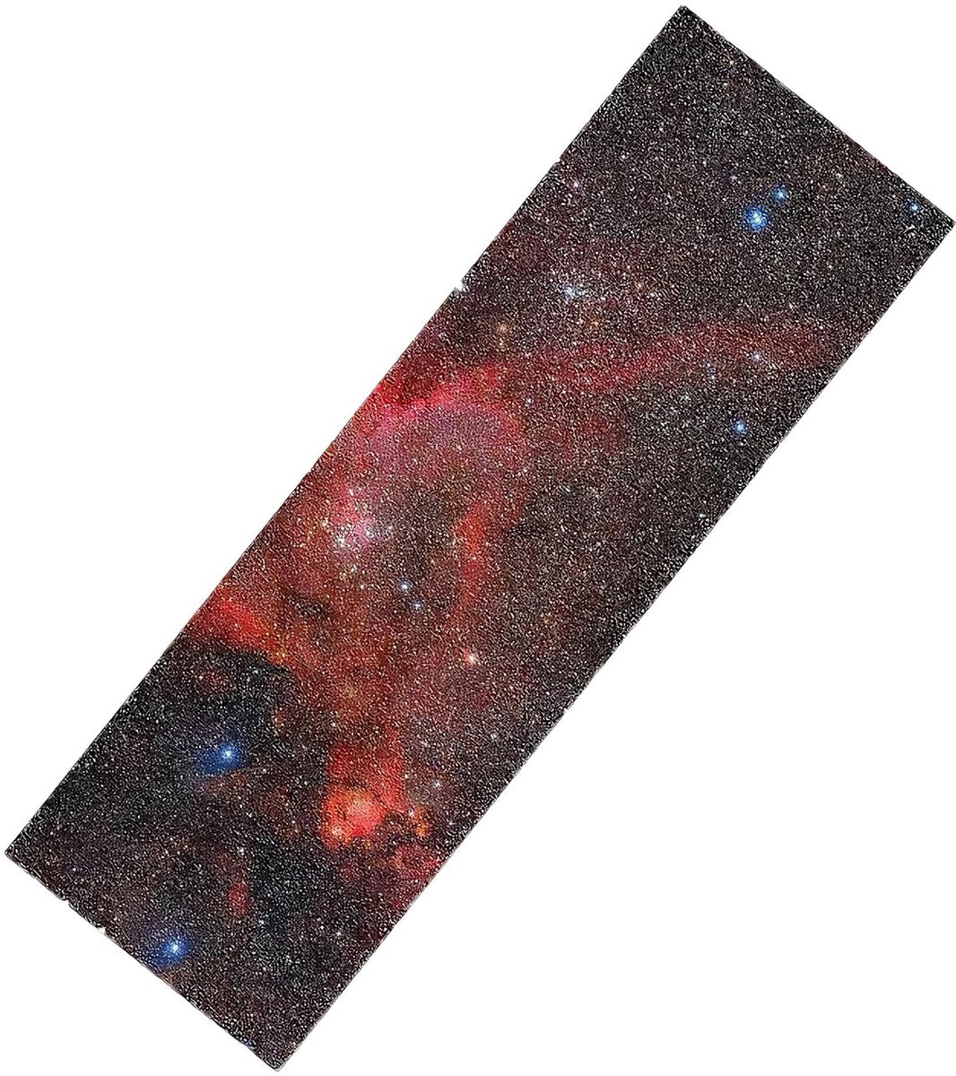 Skateboard Griptape Anti-slip Skateboarden Galaxy Patroon 84×28 cm Melkweg