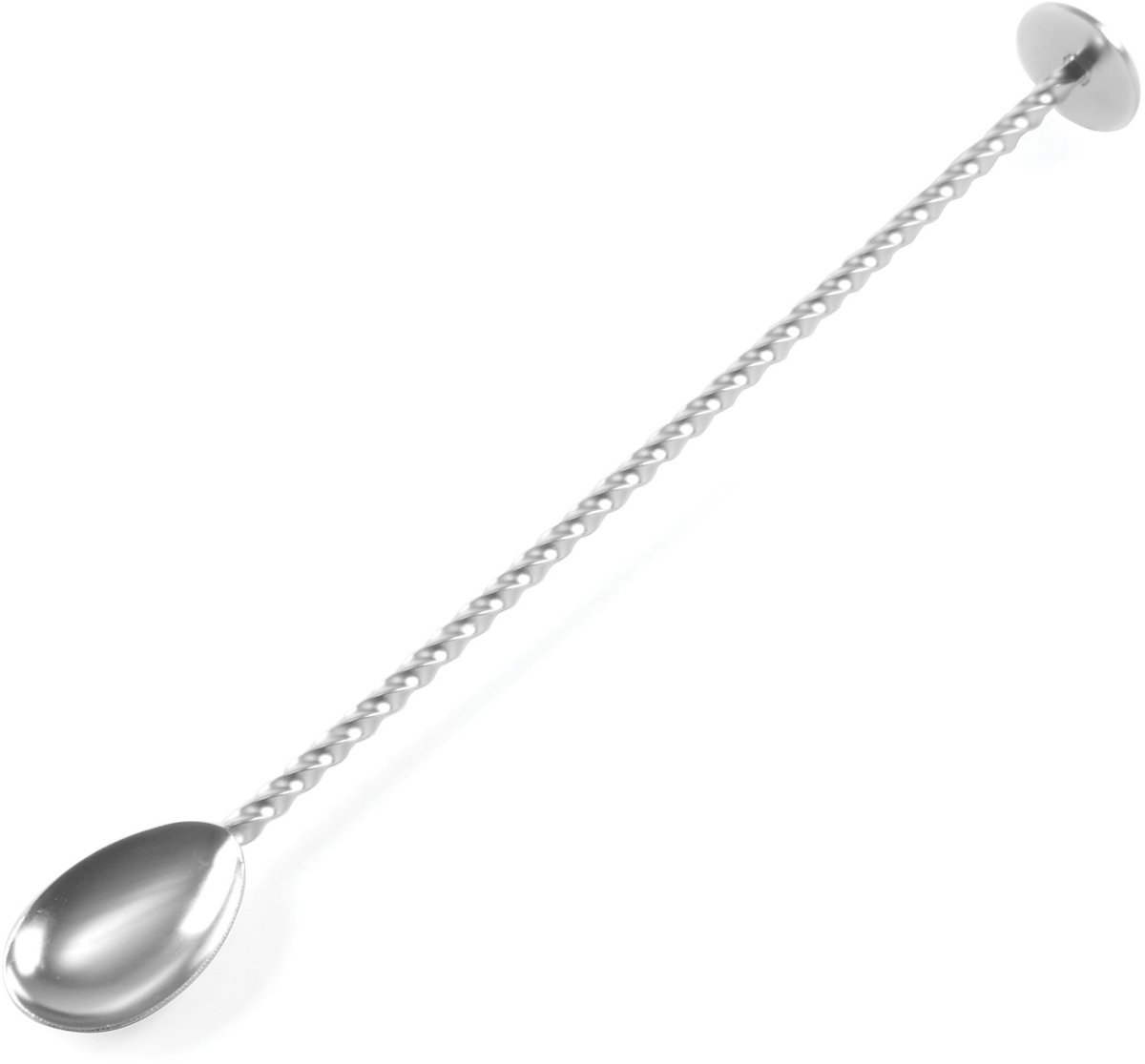 BarUp Barlepel met stamper – Spiraalhandgreep – Roestvrij staal – 280 mm